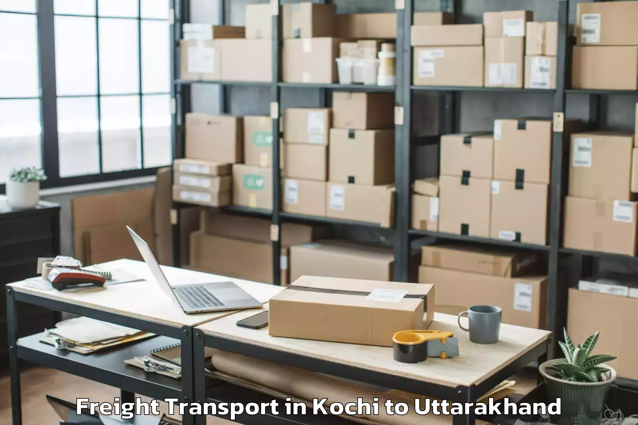 Trusted Kochi to Uttaranchal University Dehradu Freight Transport